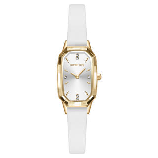 Darwin Core Quartz Movement Cow Leather Strap Watch Women's Watch White Dial