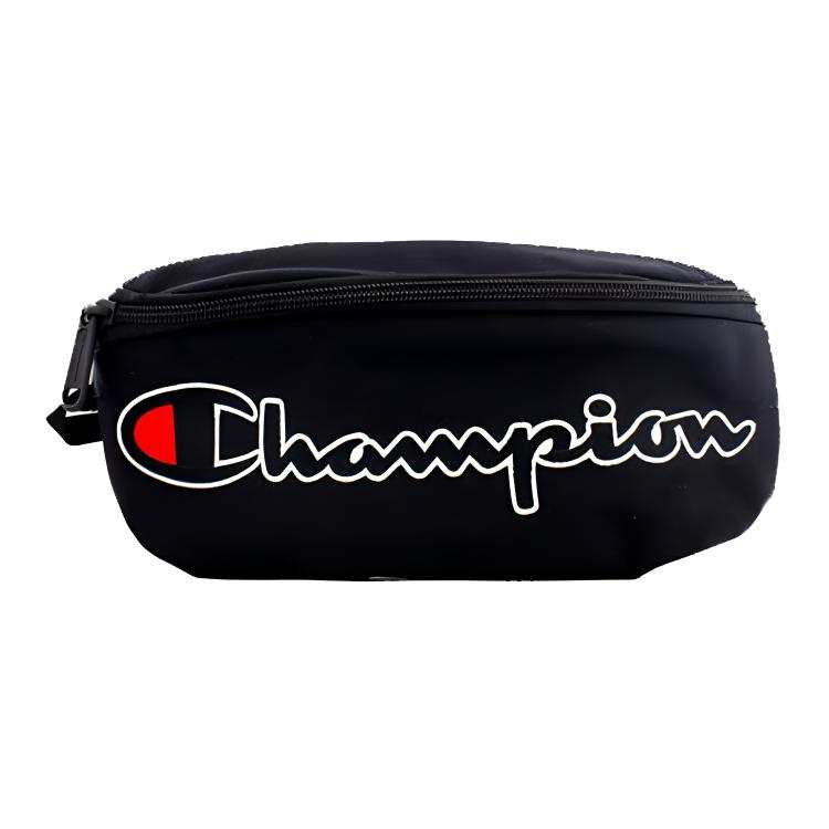 Champion Nylon Fabric Sling Bag One Shoulder Crossbody Fanny Pack Regular Unisex Black