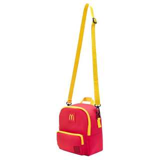 CLOT McDonald's, Limited Collaboration Polyester Shoulder Bag, Crossbody Bag Small Unisex Red