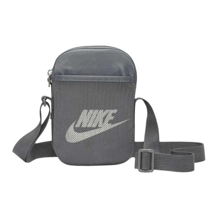 Nike Nike Heritage Nylon Shoulder Bag, Crossbody Bag Small Men's Smoke Gray