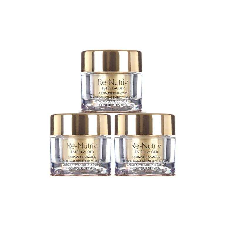 ESTEE LAUDER White Gold Energy Black Diamond Luxury Style Eye Cream Sample Pack