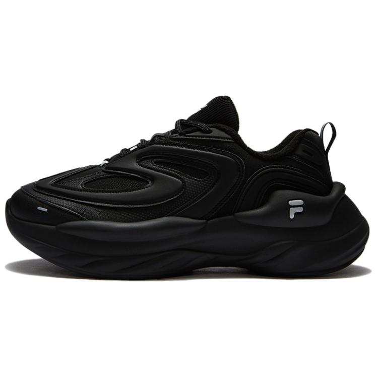 FILA FUSION BUZZARD Meteorite Shoes Thermal Height Increasing Low top Chunky Sneakers Men's Black