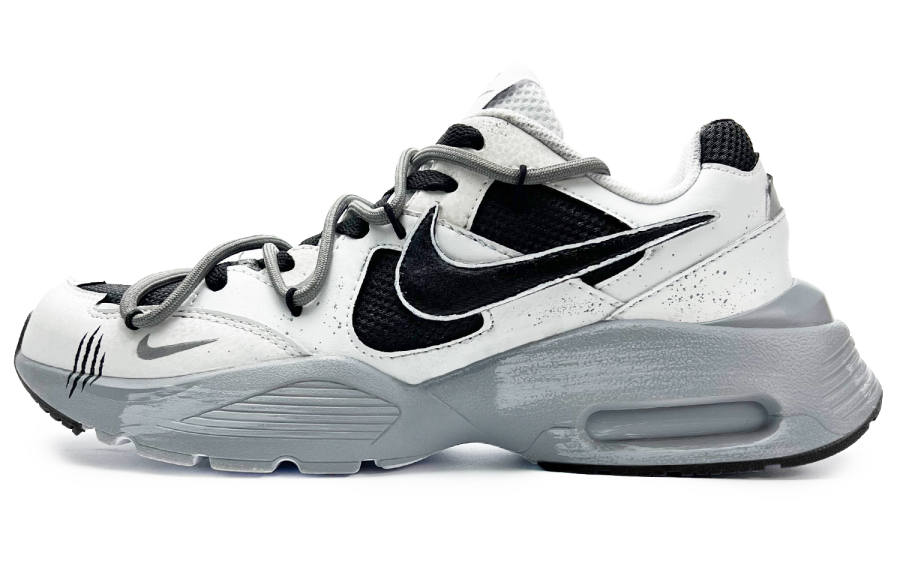 Nike Nike Air Max Fusion Slip Resistant Abrasion Resistant Low top Running Shoes Women's Gray Black