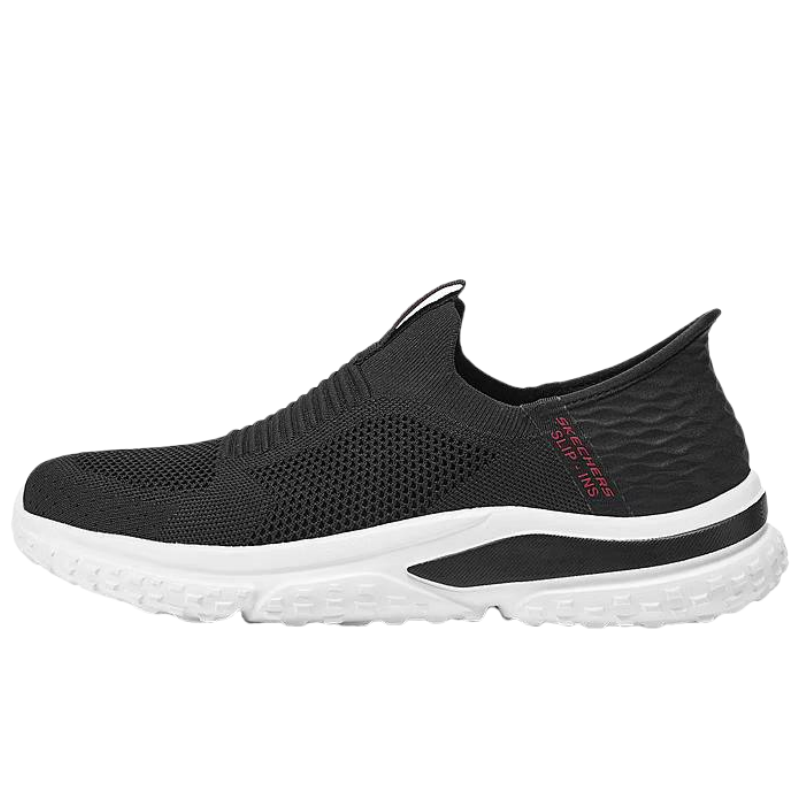 Skechers Slip Ins Low top Casual Shoes Men's Black Red
