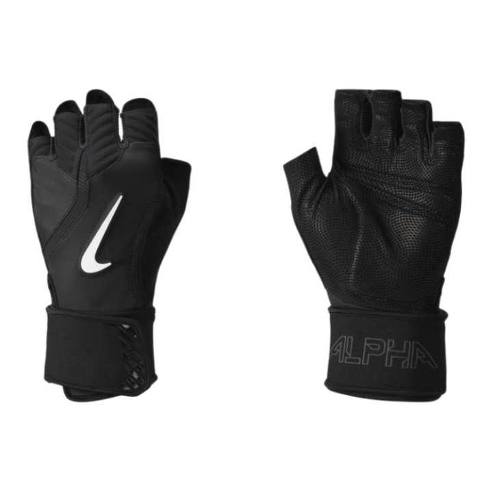 Nike Nike Polyamide, Polyester, Polyurethane, Elastane, Sheepskin Gloves Unisex Black