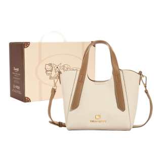 Sanrio Hello Kitty Synthetic Leather Shoulder Bag, Crossbody Bag, Handbag Regular Women's Khaki