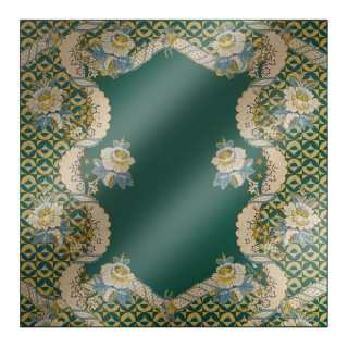 WEEKEND MaxMara Silk Scarves Women's Green/Yellow