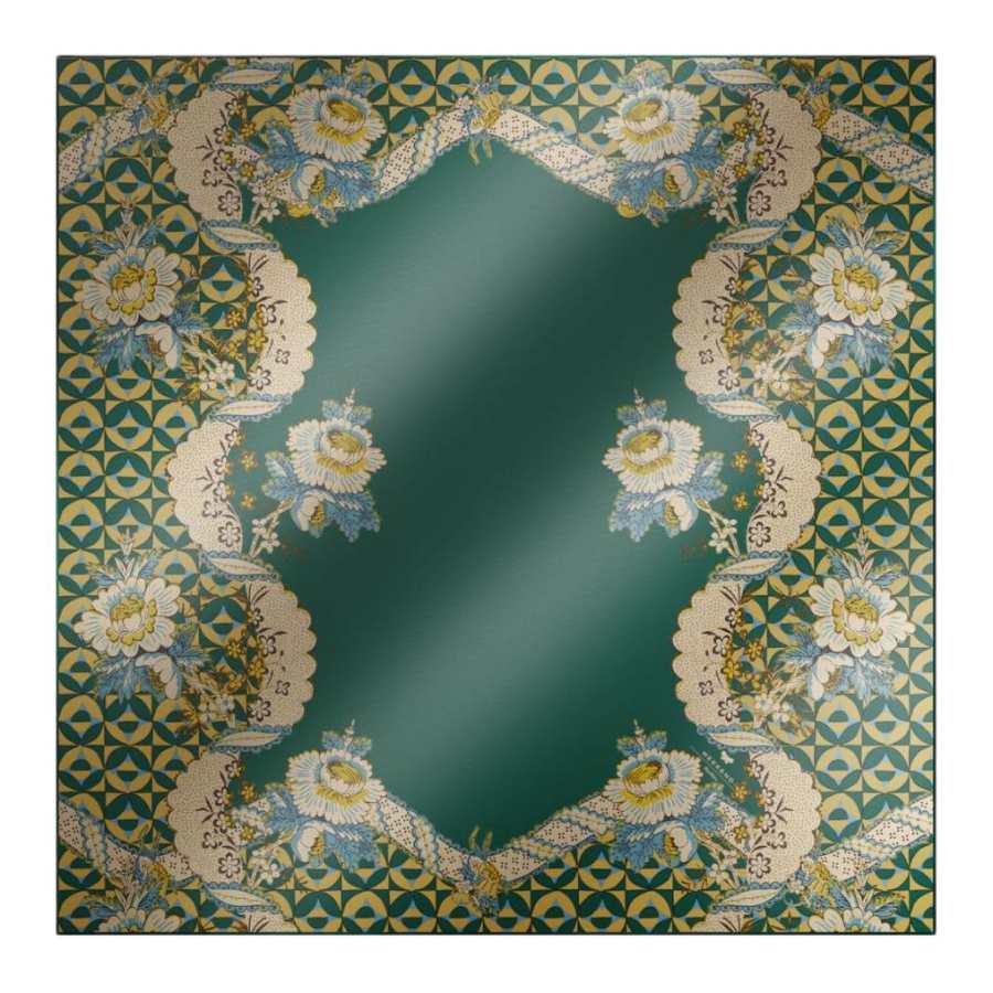 WEEKEND MaxMara Silk Scarves Women's Green/Yellow