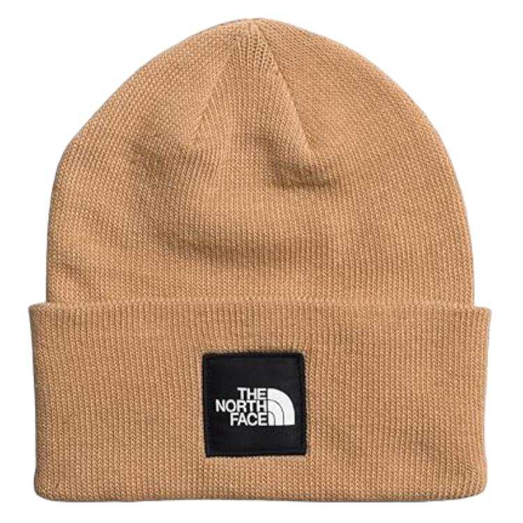 THE NORTH FACE Brand Logo Polyester Beanies Unisex Brown