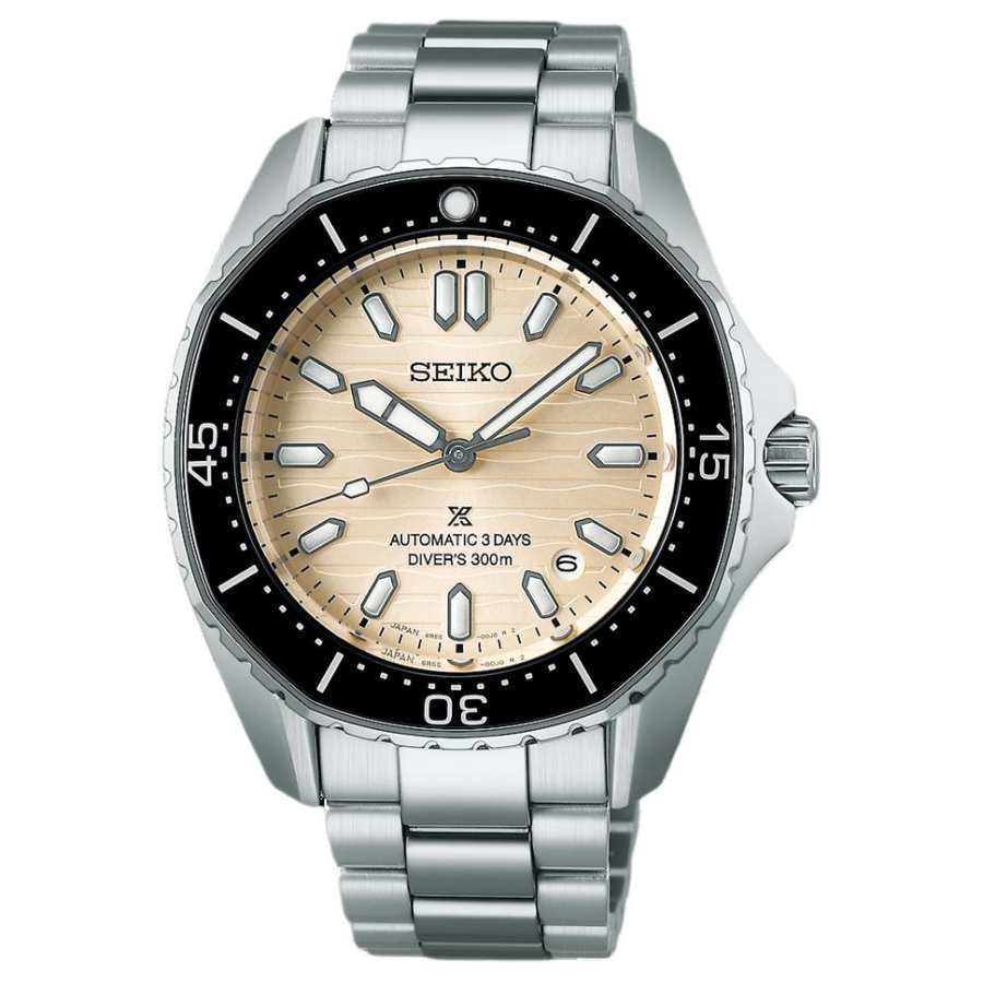 SEIKO Prospe 300m Waterproof Automatic/Manual Mechanical Movement Stainless Steel Strap Watch 41.3mm