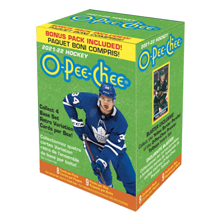 UPPER D.E.C.K 2021 22 NHL OPC Ice Hockey Pucks, Hand Grenade Box, Collectible Card, Player Cards Sports Cards Whole Box
