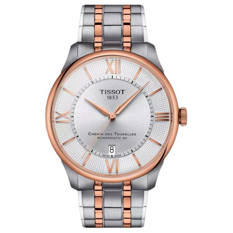 TISSOT Automatic Mechanical Movement 50m Waterproof Men's Watches Watch 42mm Silver Dial