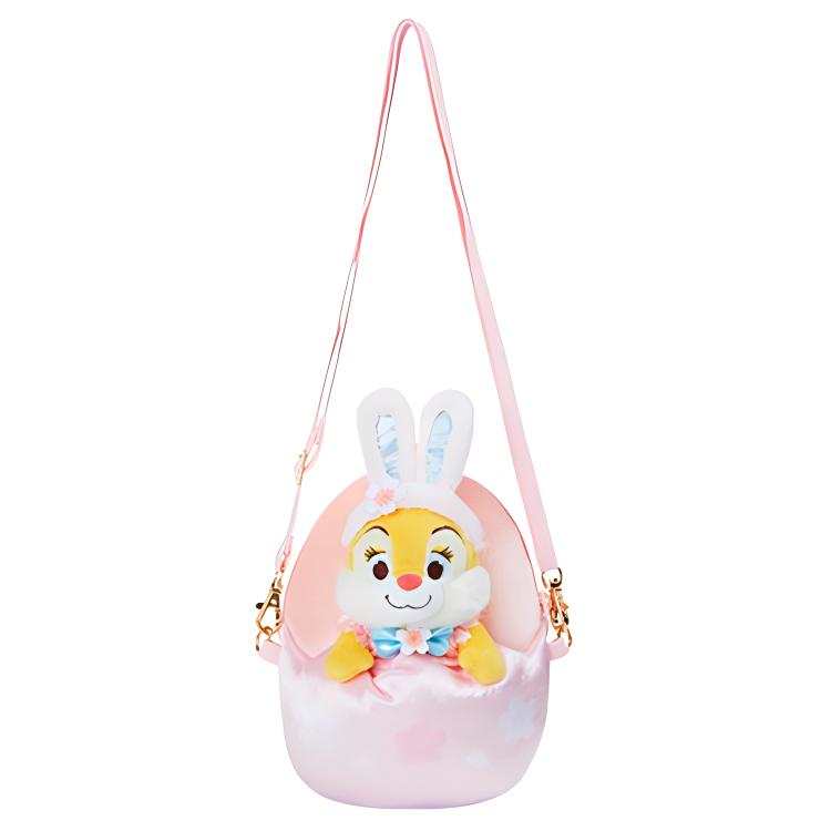 Disney Sakura Polyester Crossbody Bags Unisex Pink
