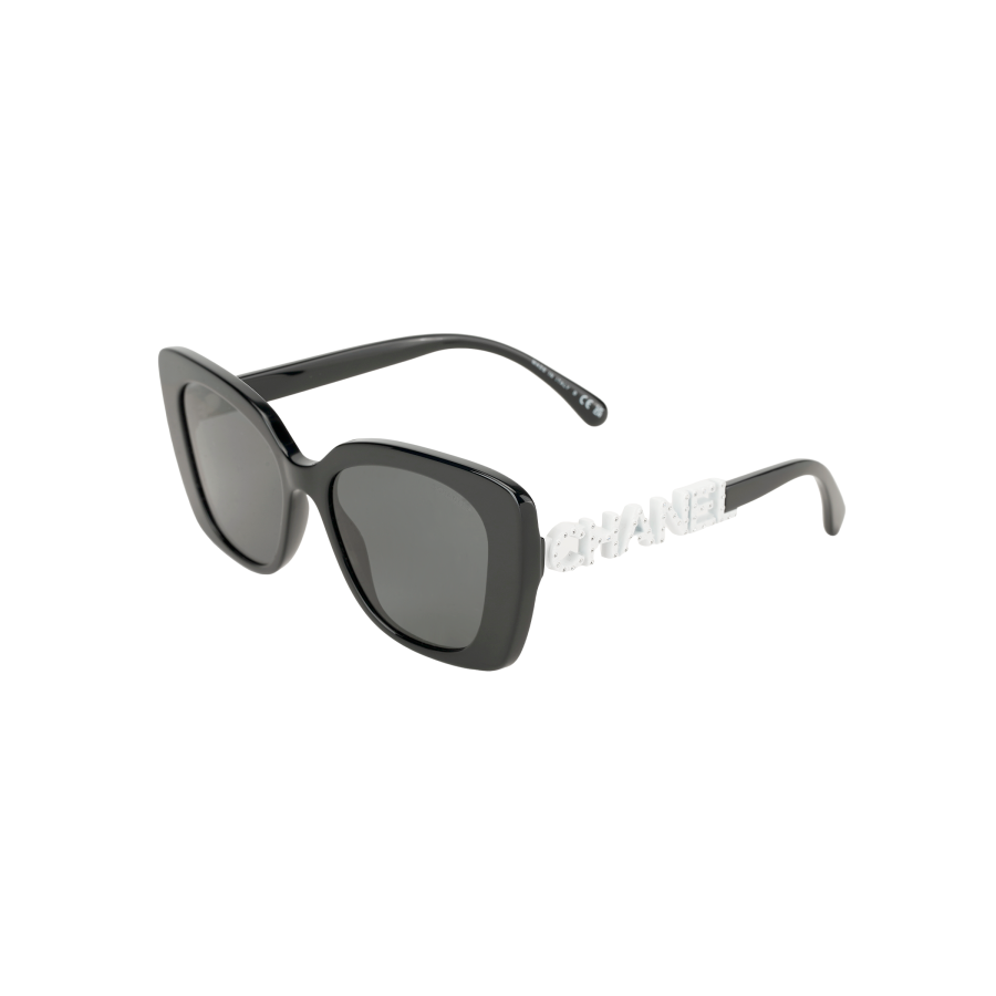 CHANEL CHANEL Square Sunglasses Unisex Black