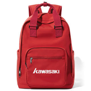 Kawasaki Fabric Backpack Unisex Red/Ecru/Black/Pink Purple
