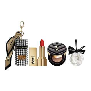 SAINT LAURENT Lipstick Sample Set Brand New Houndstooth Box Long Lasting Complexion 1966/B20/NM Selected Bundle