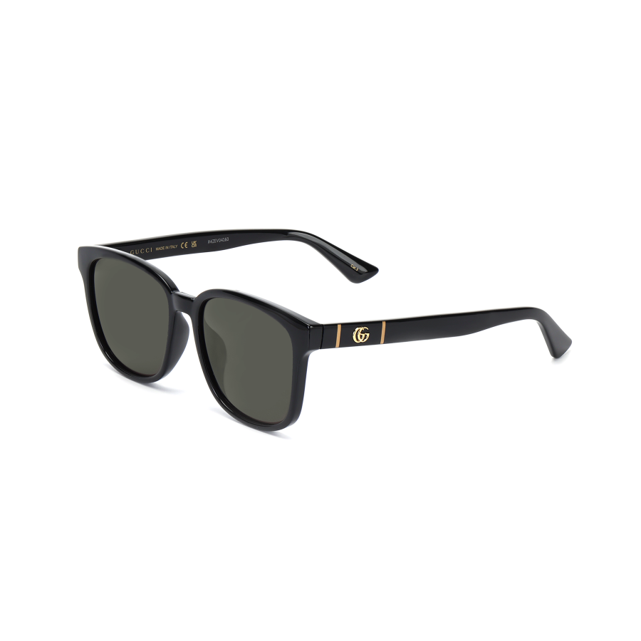 GUCCI GUCCI Double G Black Square Sunglasses