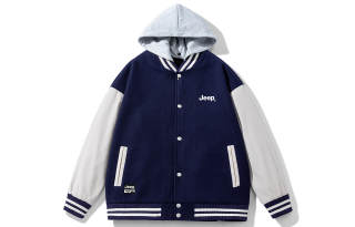 Jeep Jackets Unisex Hooded Moderate Mock Two Piece