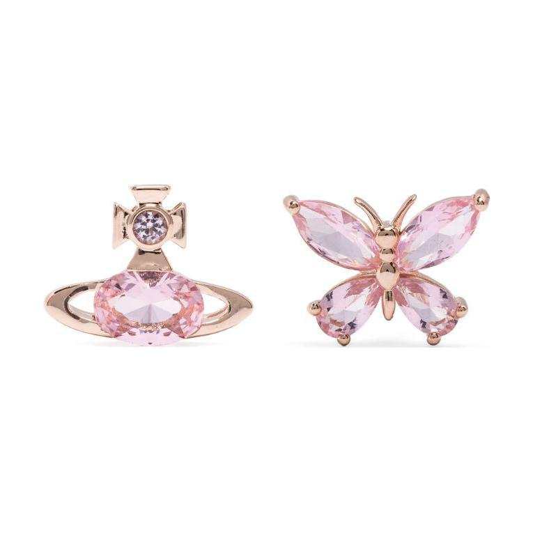 Vivienne Westwood Brass Earrings Women's Pink