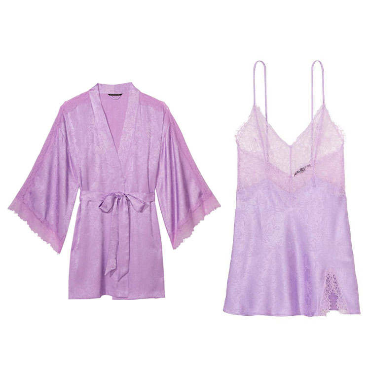 Victoria's Secret Pajama Set Women's Purple