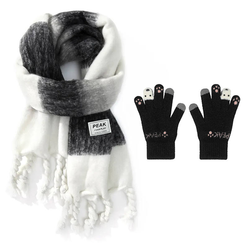 PEAK PEAK Polyamide Knit Scarves Unisex