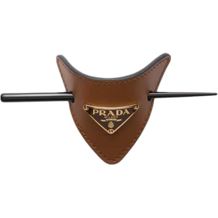 PRADA PRADA Leather Hair Clip