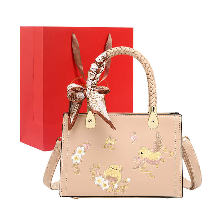 PAYOT Synthetic Leather Shoulder Bag, Crossbody Bag, Handbag Regular Women's Apricot