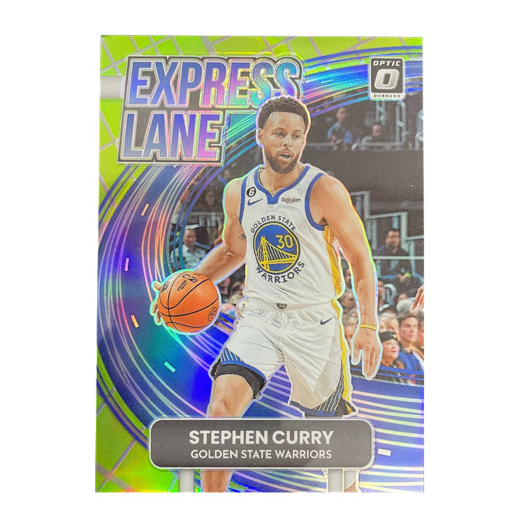 PANINI Stephen Curry 2022 23 Optic Warriors 021/149, Green Fold, Teca, Player Card, Card Product Access Sports Cards