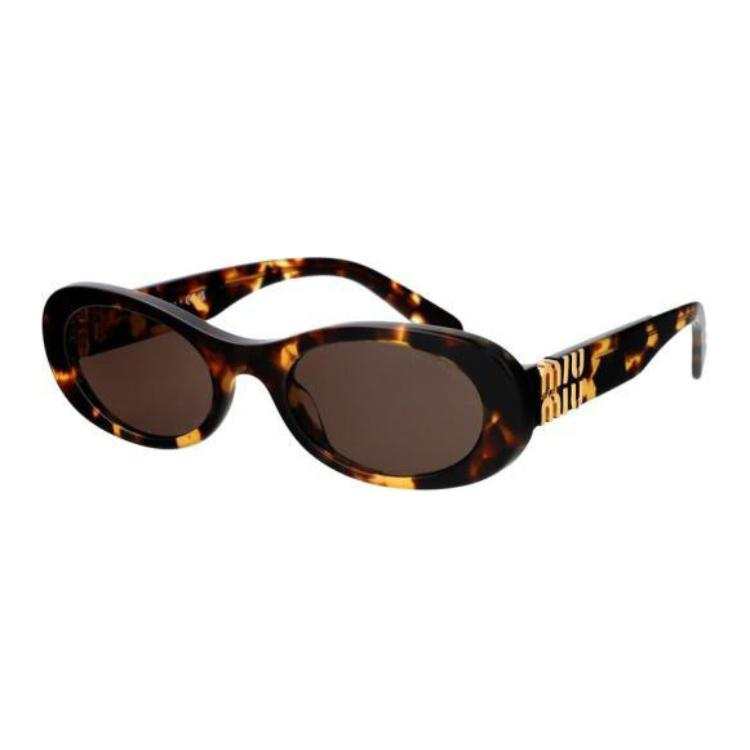 MIU MIU MIU MIU Eyewear Oval Frame Full Rim Sunglasses