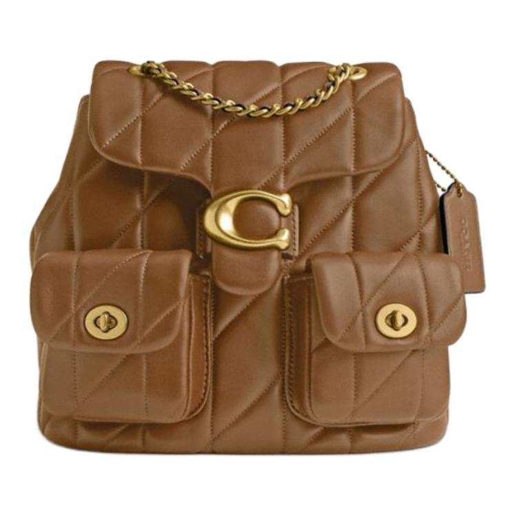 COACH COACH Sheepskin Backpack Small Women's Mel Brown