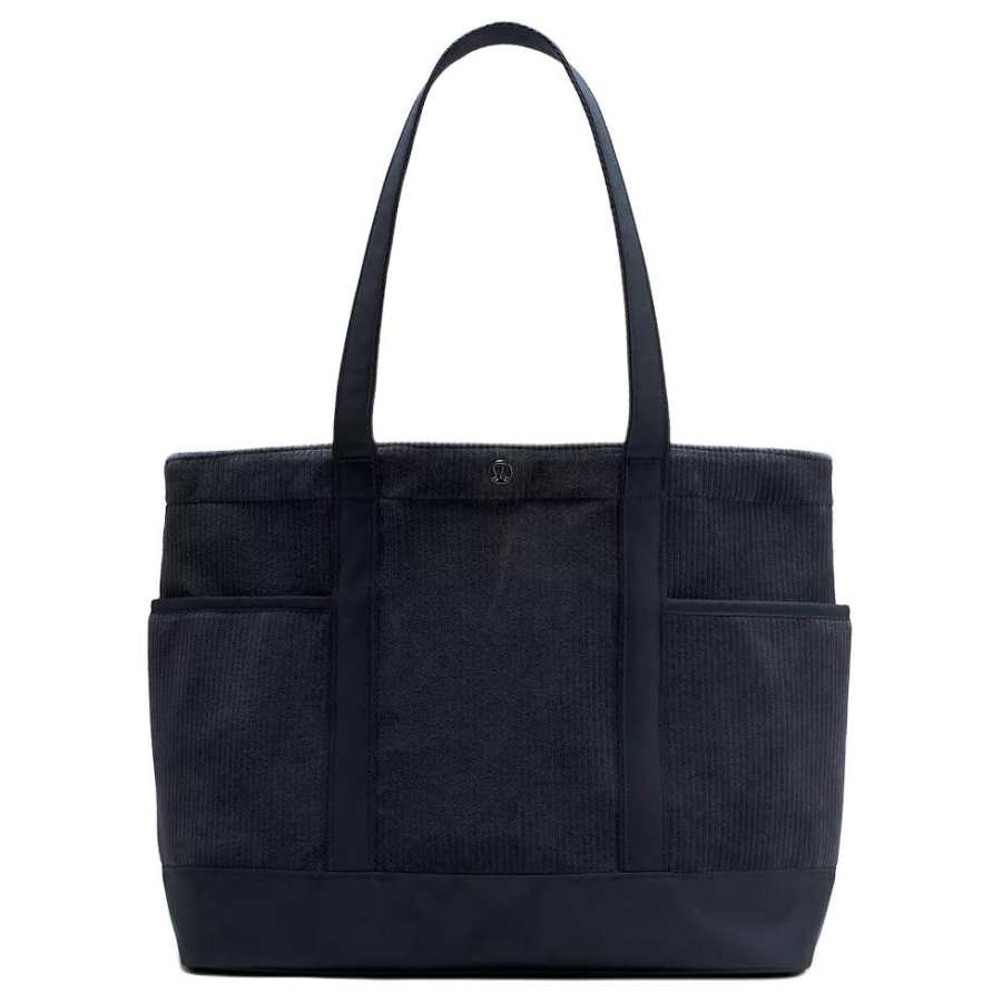 Lululemon Daily Cotton Tote Bag, Shopping Bag, Handbag Unisex Marine Blue
