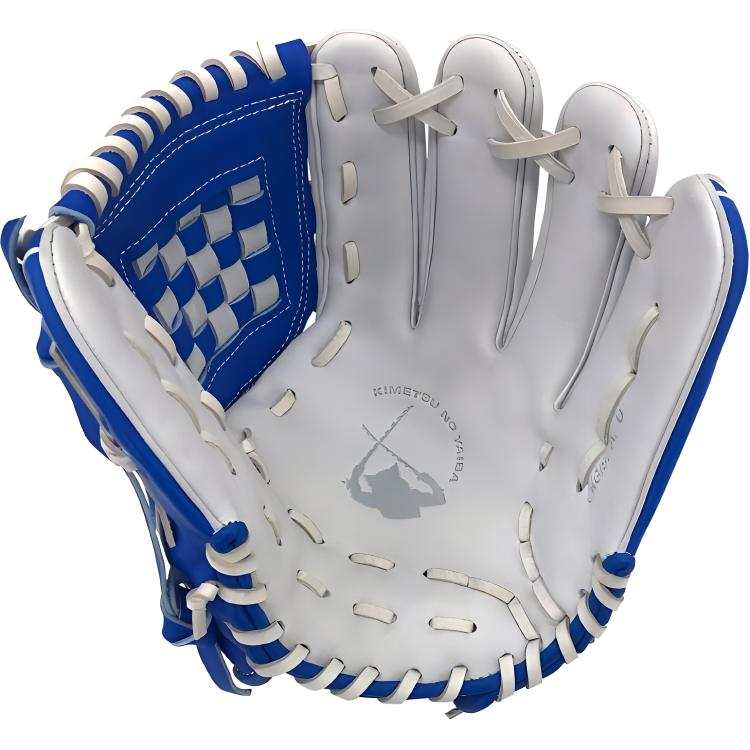 Mizuno Baseball Gloves Pitcher's Glove Top Grain Cow Leather Unisex Blue White