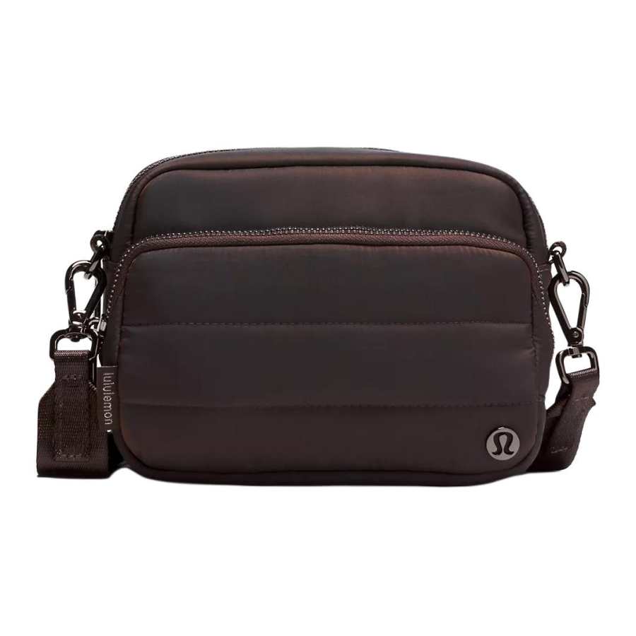 Lululemon Everywhere Nylon Crossbody Bags Regular Unisex Coffee Brown