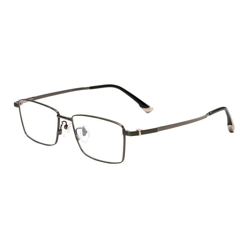 Jeep Jeep Titanium+β Titanium Irregular Shape Eyeglass Frames Men's Black
