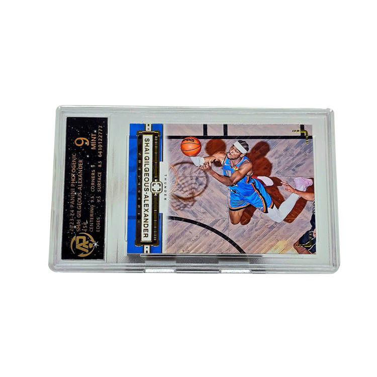 PANINI Alexander Star Card, Horizontal Small True Gold Thick Card Collection, Tie Rods Layup Photo, Court Action Shot