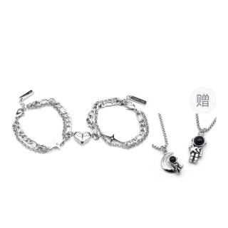 DAP Titanium Steel Bracelets Unisex Silver