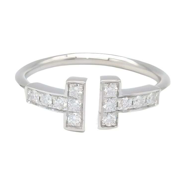 TIFFANY & CO. TIFFANY & CO. Diamond Rings Women's Silver