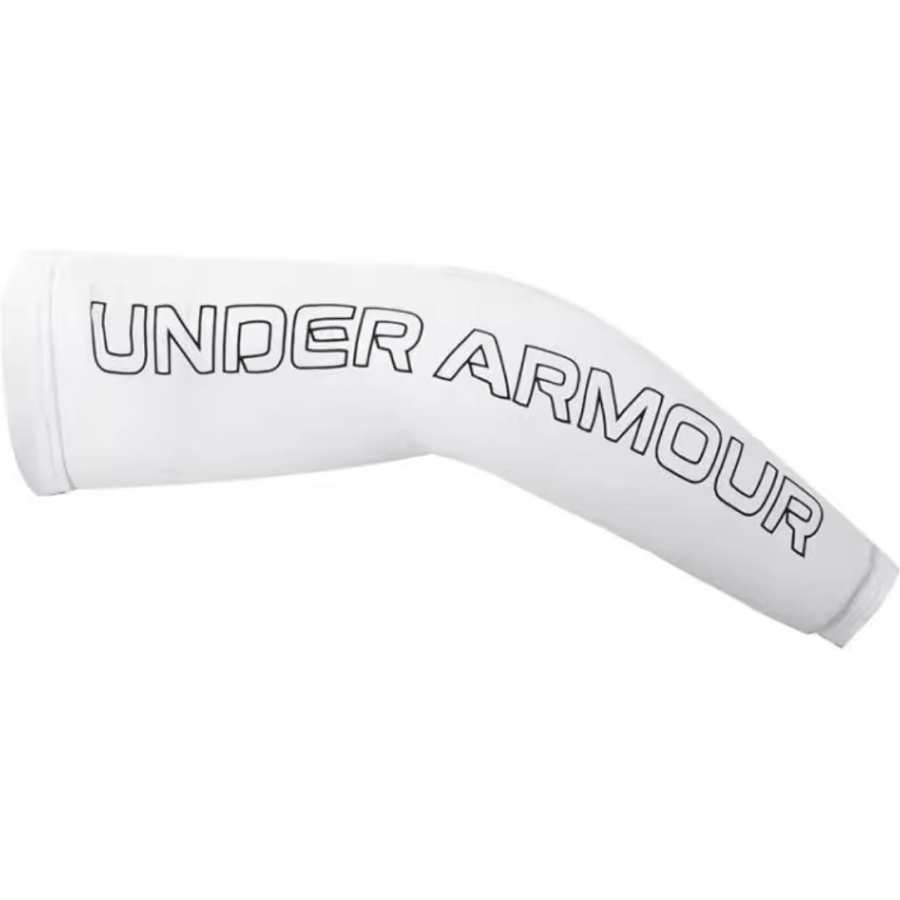 Under Armour Knitted Fabric Sun Protection Sleeves Unisex White