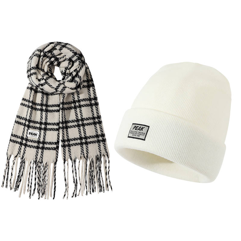PEAK PEAK Polyester Knit Scarves Unisex