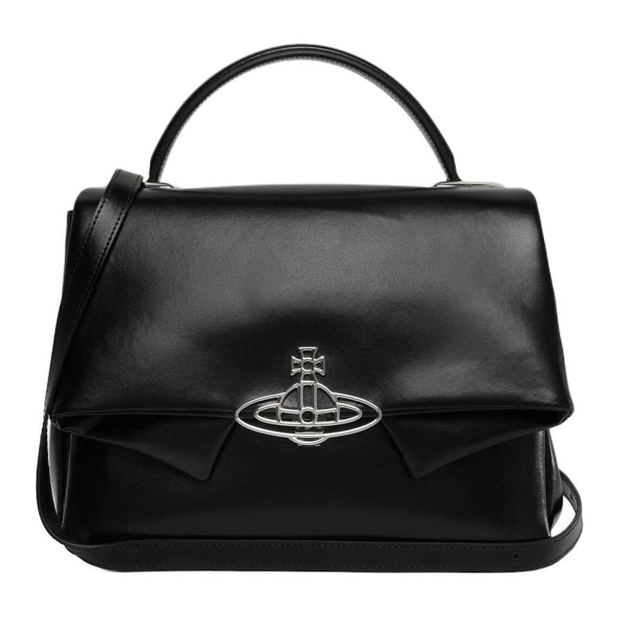 Vivienne Westwood Leather Shoulder Bag, Crossbody Bag, Handbag Women's Black