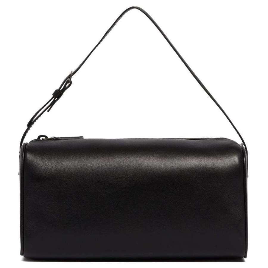 THE ROW 90's Leather One Shoulder Handbag Regular Women's Black