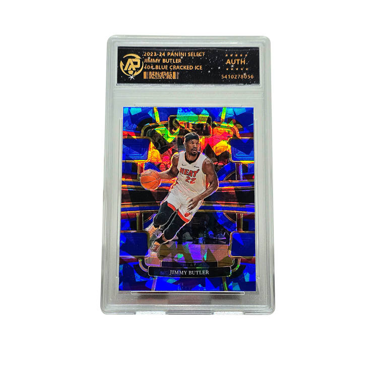 PANINI Jimmy Butler Player Card, High End Collection, Court Fast Break Highlight, Blue Ice Multicolor Holographic Card