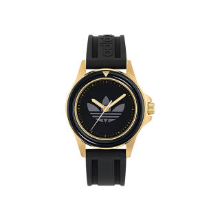 Adidas Originals Adidas Wrist Watches Quartz Movement Silicone Strap 44mm Black Dial Unisex