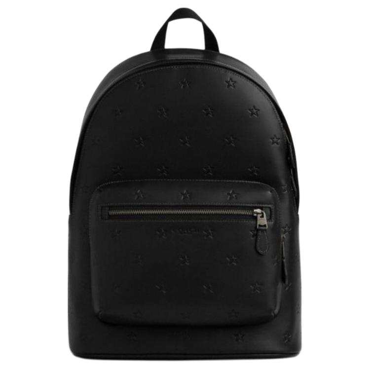 COACH COACH West Cow Leather Backpack Large Unisex Black