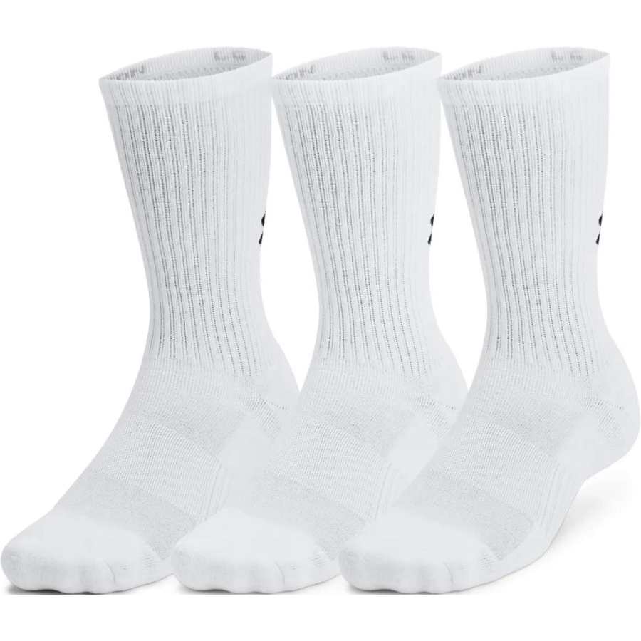 Under Armour Under Armour Crew Socks Unisex 3 Pack White
