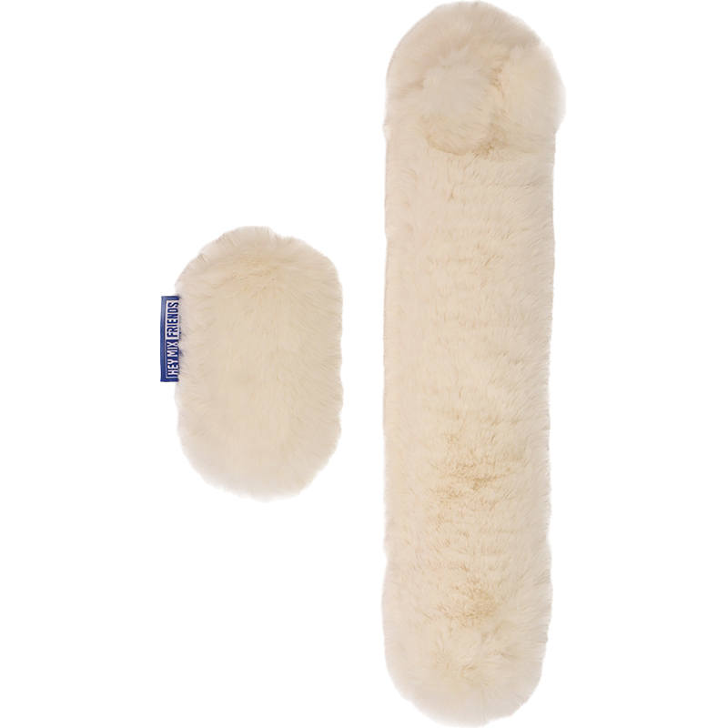 HEY MIX ,HEY MIX Rabbit Fur Keyboard Rest Set