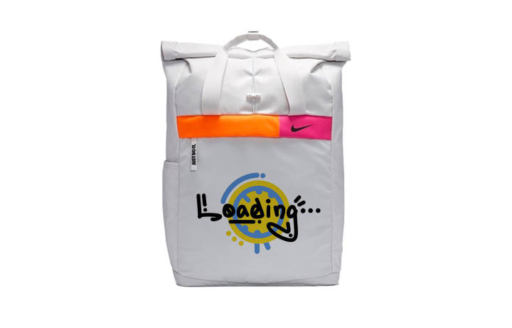 Nike Nike Fabric Backpack Regular Unisex Light Silver