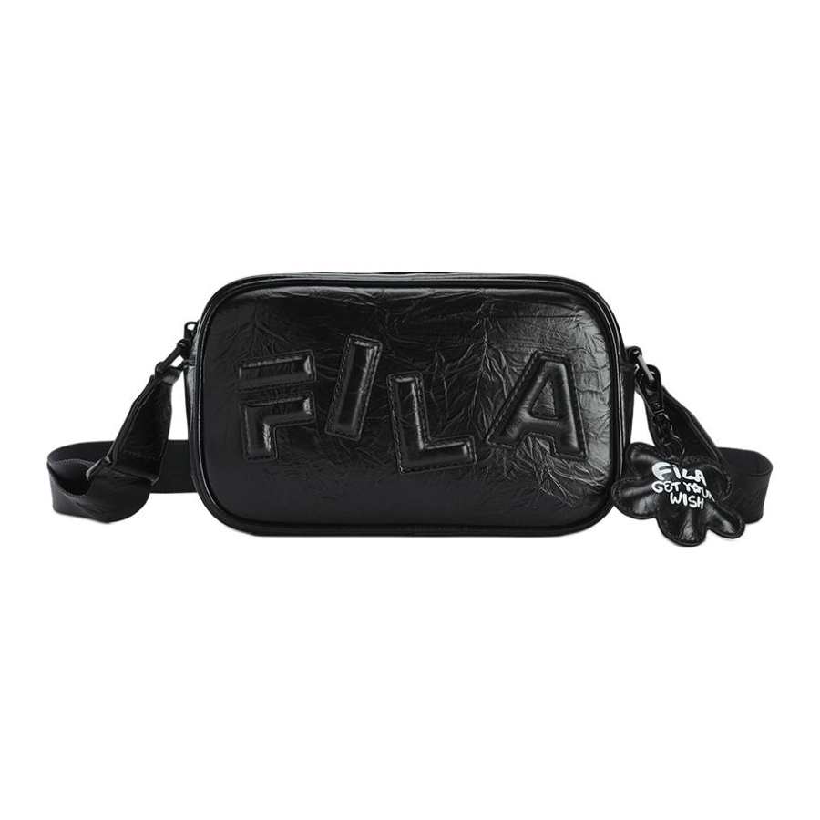 FILA ORIGINALE Pu Crossbody Bags Women's Jet Black