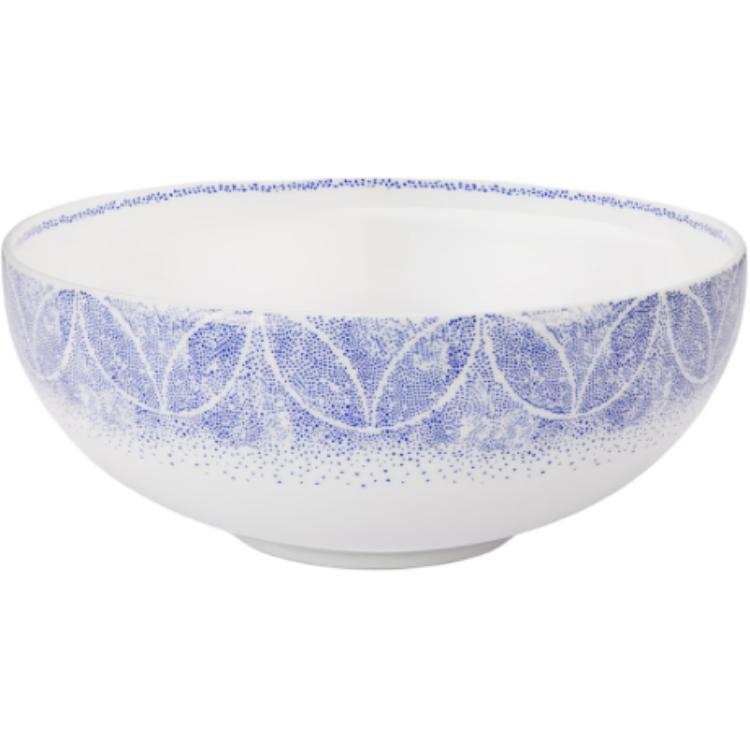 LOUIS VUITTON LOUIS VUITTON Ceramic Dining Bowls Blue White 8*20*20cm