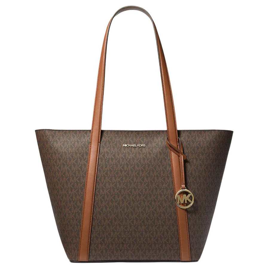 MICHAEL KORS Leather Handbag, Shoulder Bag Large Women's Brown